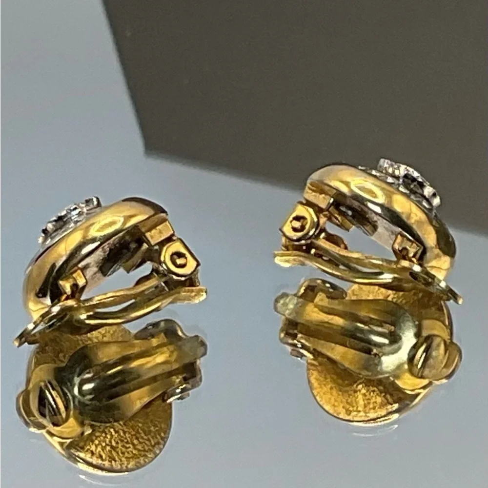 Chanel Gold and Silver Earrings